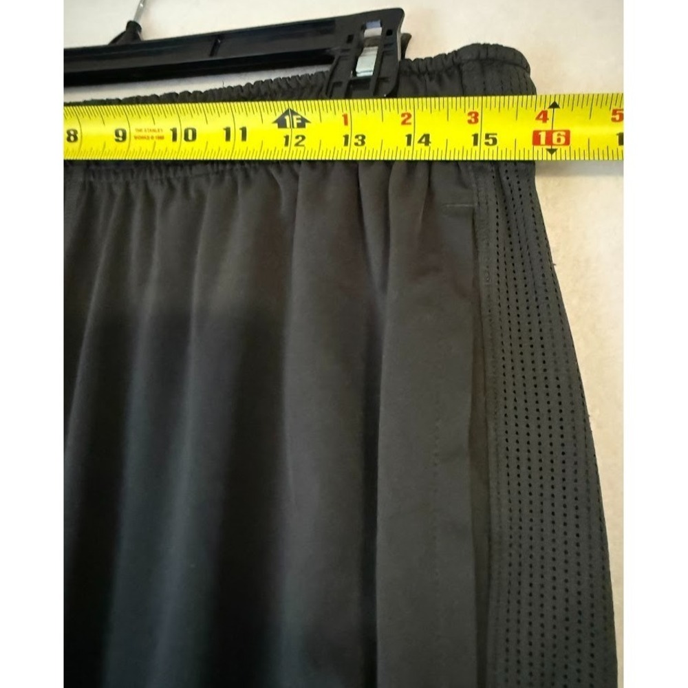 Nike Dri Fit Shorts Men L Gray Blue Vented Mesh Training Drawstring Breathable - Picture 6 of 16